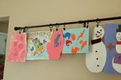 What do you do with the artwork your kids bring home from school or camp?